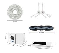Per Ecovacs ForDeebot Accessori Kit Completo Compreso di Spazzole e Panno Scopa