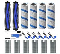 Per ECOVACS Per DEEBOT X11 Accessori Aspirapolvere Compatibile Bundle Con Spazzole Principali Filtri HEPA Doppio Strato Microfibra Roller Mop Pads Spazzole Laterali