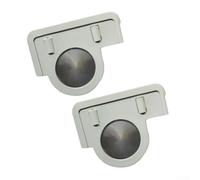 Per Ecovacs Per Deebot X11 Pro e X11 Omnicyclone Roller Handle Parte di Ricambio Sicuro Mop End Cover Nero Bianco 2 Pack (bianco)