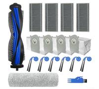 per Ecovacs per Deebot X9 Pro per Omni Robot Aspirapolvere Kit di Parti di Ricambio con Spazzola a Rullo Principale Spazzole Laterali Mop Roller Sacchetti di Raccolta Polvere Filtri Aria per X9 Pro