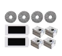 Per Ecovacs T30S per PRO Accessori di Ricambio 2 Filtri HEPA 4 Salviette 4