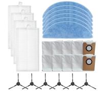 Per ECOVACS Y1 accessori di manutenzione filtri, panni mocio, sacchetti per la polvere e spazzole laterali (B)