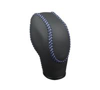 Per Edge 2013-2018 Copri Pomello Del Cambio In Pelle Per Auto Cucito A Mano Color Fibra Di Carbonio Copri Freno A Mano Leva Cambio(Color3 for gear)
