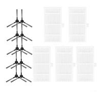 Per EICOBOT BR150 - Set di 2 filtri + 4 spazzole laterali per prestazioni ottimali (B)