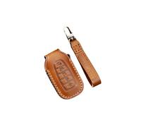 per Elantra per Santa Fe per Kona per Palisade Portachiavi Custodia Protettiva Portachiavi Telecomando (A 5 Pulsanti Marrone)