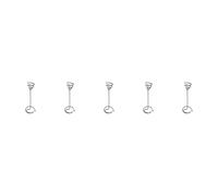 Per Eleganti 5pz Porta Piante Aria Set Metallo per Uso Interno Casa e Ufficio