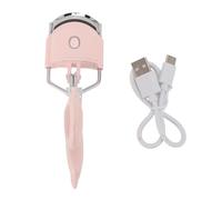 Per elettrico, per le donne bigodino per ciglia elettriche, controllo a due velocità, riscalmento, comodo ricaricabile, per le donne usi (Rosa)