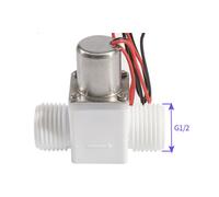 Per Elettrovalvola A Impulsi In Plastica da 1/2 Pollice, 4,5 V CC, per Flusso D'Acqua, Elettromagnetica Pulsata per Elettrovalvola