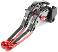Per Eliminator 500 2024 Leve Freno Frizione Moto Estensibili Pieghevoli Regolabili Leva Freno(Red)