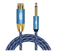 per emk kn603 2pin 65mm canon line microfono audio bilanciato lunghezza del cavo