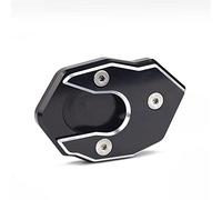 Per ER6N ER6F 2011-2014 Supporto Piede Motociclo Supporto Laterale Basamento Della Copertura Basamento Piede Pad Di Estensione CNC Piastra Di Supporto(Nero)