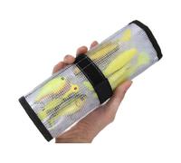 Per Esca da Pesca Borsa Portaoggetti Avvolgibile con 7 Spaziose Tasche per Attre