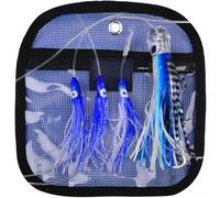Per esche a forma di polpo da 15,2 cm in plastica morbida per la pesca (blu 15,2 cm)
