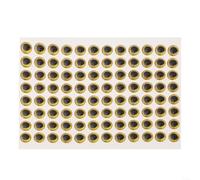 Per esche con occhi olografici 3D che imitano la visione naturale dei pesci per migliorare le prestazioni dell'esca in acqua (oro 8 mm)