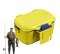 per Esche Vive, Contenitore Isolato e Traspirante, Resistente all'Acqua, Compatto e Resistente alle intemperie, Organizer Portatile per la, Attrezzatura da con Cordino e Clip in