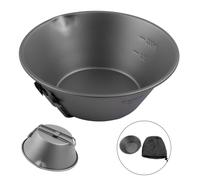 Per Escursionismo Campeggio Ciotole Pentola Ciotola Rete Borsa 82mm 90mm Pieghev