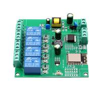 Per ESP Modulo relè wireless WIFI AYWHP per ESP ESP-12F Scheda di sviluppo del controllo accessi per la casa intelligente a quattro vie con controllo wireless