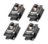 Per ESP32-CAM,QIQIAZI ESP-Cam WiFi Bluetooth Scheda di sviluppo Dual Core Wireless per ESP32-CAM-CM Modulo con Telecamera OV2640,TF Fotocamera,Micro USB,compatibile con Arduino(4PCS)
