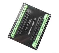 per esp32 Terminal Adapter Board 30Pin Connettore a vite per DevKit V1 Nessuna saldatura richiesta PCB a doppio strato Verde Nero 67x63mm (38P)