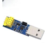 Per ESP8266 per ESP-01 per programmatore ESP-01S con chip CP2104, modalità di download automatico USB a flash firmware seriale per Arduino IDE, alimentazione 3.3V scheda modulo wireless