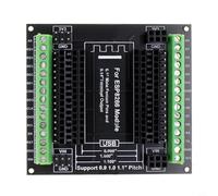 per ESP8266 Scheda di espansione da 1 a 3 pin da 1 a 3 con passo terminale da 3,5 mm, compatibile con 2,3 cm/1"/1,1" per ESP-12E per schede breakout, assemblaggio senza saldatura, 24-1