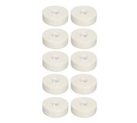 Per estensioni delle ciglia, 10pc per nastro ciglia, larghezza di 2,5 cm, forte adesione, morbi e confortevole, portatile (Bianco)