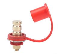 per Estensore Terminale Batteria 3/8 Stud per Jump Post Kit per EV per Caricabatterie Stand - Guscio di plastica rosso nero 80mm (rosso)