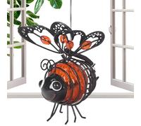per esterni, da giardino in metallo con gancio e primavera, a LED decorative, ideali per backyard, cortili, terrazze, Lawn, balcone, 3,74 x 4,72 x 5,51 pollici