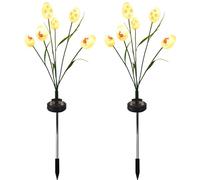 Per Esterni Impermeabili | Decorazione a Forma di di Pasqua Con 6 LED | da Picchetto per il Paesaggio | Illuminazione Per Sentiero Patio Cortile