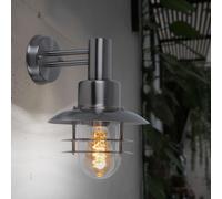 Per Esterni Lanterna Lampada da Giardino Chiaro Porta Luce Acciaio Inox Satinato [EEK: Non valutato]