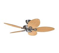 Per Esterno Ventilatore da Soffitto Senza Luce Elemento Alluminio 137 CM Patio [EEK: Inaditato]