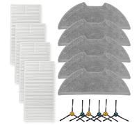 Per Eureka E20 Plus Kit Pulizia Compatibile Filtro Panno Scopa Spazzole Laterali