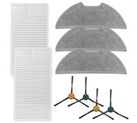 Per Eureka E20 Plus Kit Pulizia Compatibile Filtro Panno Scopa Spazzole Laterali