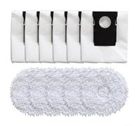 Per Eureka J15 Pro e per Ultra Dust Bags and Mop Cloth Set, 5 panni mocio e 6 sacchetti per la polvere, progettati per prestazioni di pulizia ottimali