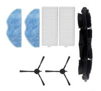 Per Eureka per forbes per smartclean,Robot Aspirapolvere Parti Kit 7 Pezzi | Filtro a spazzola laterale principale per panno mocio accessori di ricambio per bidone automatico Home Mapping Pro per nuo