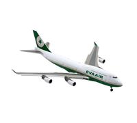 Per EVA Air Boeing 747-400 Diecast Metal Aircraft 1:200 Scale Prefab Model B-16411 Flaps Down Aviation Tags