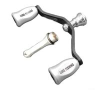 Per EXLSTLT FOR FUEGO Reel 29g Fibra di Carbonio Doppio Rocker Maniglia con Barra di Bilanciamento Adatto per la Manutenzione Mulinello Da Pesca (argento)