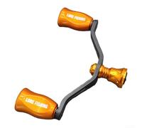 Per EXLSTLT FOR FUEGO s Reel Double Rocker Handle 25g Materiale in fibra di carbonio con cuscinetto dotato di presa a sfera, progettato per uso mulinello (oro)