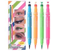 per eyeliner con - Set di matite con per il trucco, formula a lunga durata | a prova di macchie, strumento per il trucco degli occhi, facile e veloce, kit cosmetico impermeabile