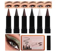 Per Eyeliner - Illuminante Naturale A Lunga Durata A 6 Colori,Per Occhi Naturale Antisudore,Per Donne Giovani Uomini Halloween Appuntamenti Spettacoli Dal Feste Delle Vacanze