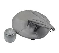 Per F&iat Per Panda 2003-2012 500 500C 2007 2008 2009 2010 2011 2012 2013 Pomello Del Cambio Cuffia Leva Collare Di Copertura Pomelli leva cambio(Gray)