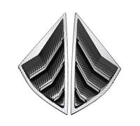 Per F&ord Per Cavallo Elettrico Per Mustang Per Mach-E 2021 2022 Feritoie Laterali Posteriori Visiera Copertura Visiera tenda parasole finestra(Fibra di carbonio)