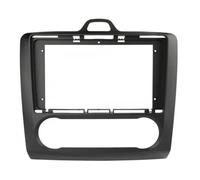 Per F&ord Per Focus 2004 2005 2006 2007-2014 9 Pollici Auto Telaio Fascia Fascia Adattatore Radio Cruscotto Montaggio Kit Pannello cornice fascia radio stereo(Auto AC (nero))