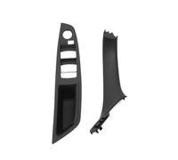 Per F10 F11 F18 520 523 525 528 51417225865 LHD Auto Interno Passeggero Pannello Della Porta Maniglia Tirare Trim Copertura Maniglia Porta Interna(LHD Black 2pcs)