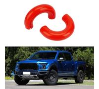 Per F150 2004-2024, coperture in silicone per gancio di traino per rimorchio, modanature esterne rosse, compatibili con Tundra 2017-2021, set da 2 (rosso)