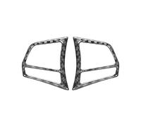 Per F30 F31 F34 F45 F32 F33 F36 F22 2 Pezzi Adesivi Pulsanti Volante Fibra Carbonio Interni Auto Copertura Trim Interni Auto(B)
