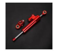 PER F900XR PER G310GS PER G310R PER G650GS PER HP2 Moto Ammortizzatore Di Sterzo Stabilizzatore Lineare Invertito Staffa Di Controllo Di Sicurezza Sterzo Moto(255MM Red Red)