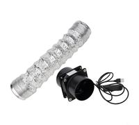 Per FACULX Premium Fume Extractor, efficiente USB Solder Smoke Absorber,ESD Fume Extractor Fume Extractor Fan for Air Circulation Inline Duct Fan (Fan plus tubo)