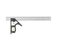 per Falegname | Righello di Misura - di Misura Regolabile in Acciaio Inossidabile | per il fai da te e Professionisti del Legno, 'Elettricità e del Metallo