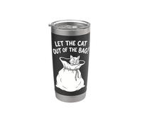 Per far uscire il gatto dalla borsa Idioma bambini e insegnanti Idiomi Bicchiere termico in acciaio inox doppia parete